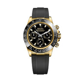 Daytona Gold Black Dial Oysterflex - GodTierMods